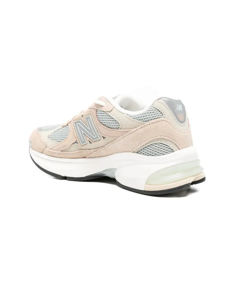 New Balance Suede and Mesh Sneakers — Green Green