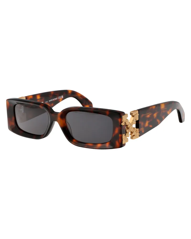 OFF-WHITE Unisex Sunglasses Roma Havana Acetate Brown