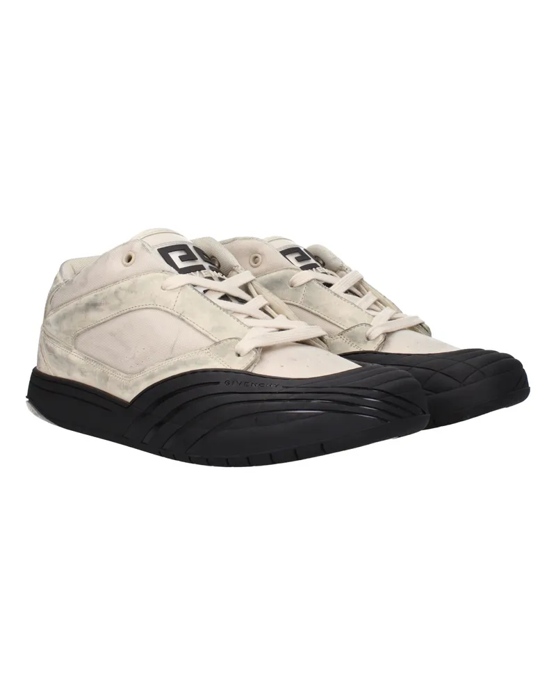 Givenchy Men's Beige Fabric Chunky Sneakers Beige