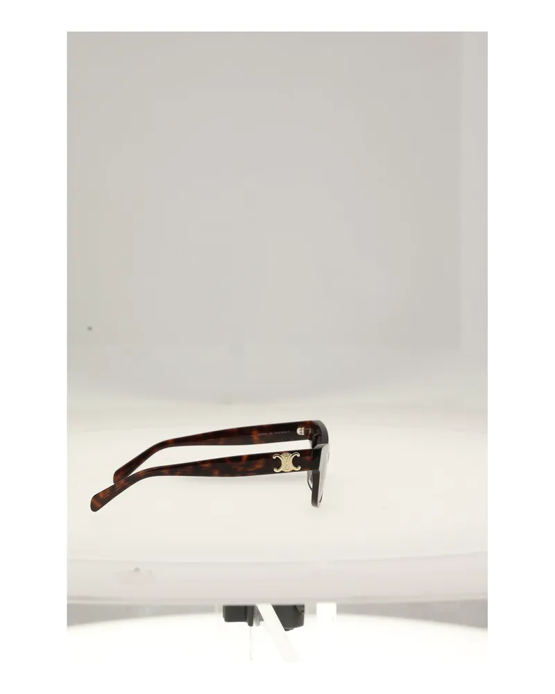 Celine Women's Sunglasses Triomphe 19 Red Havana Acetate Brown