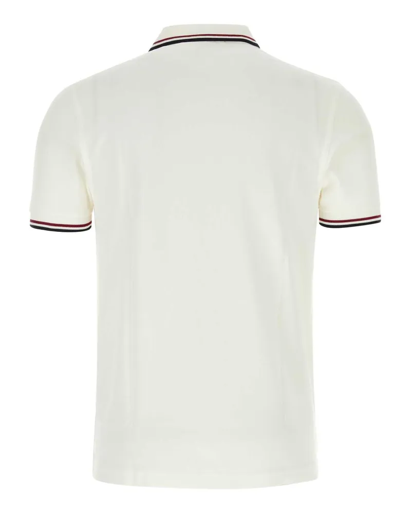 Fred Perry Twin Polo Shirt — White White