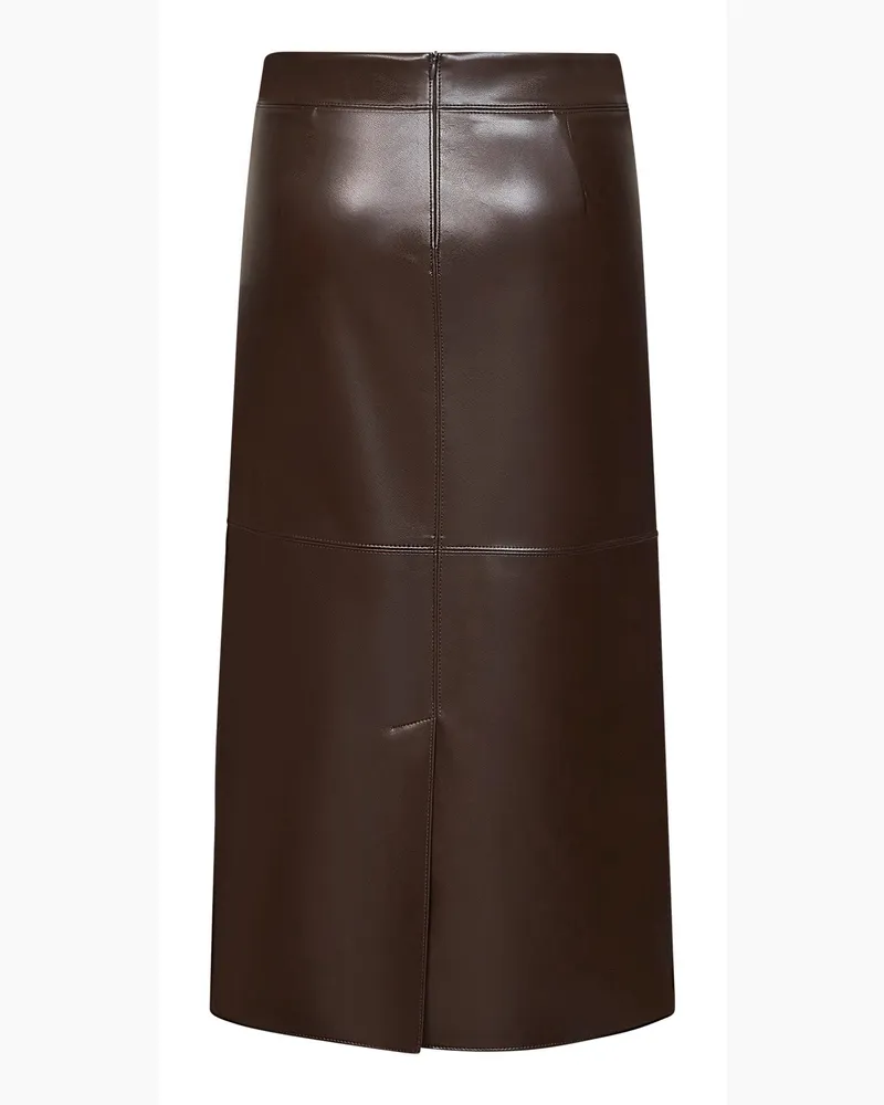 Max Mara Women Midi Skirt Smmcrisma Dark Brown Polyester Brown
