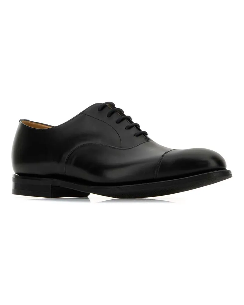 Church's Men's Black Leather Consul R 2.0 Lace-Up Shoes Scarpe Stringate Black