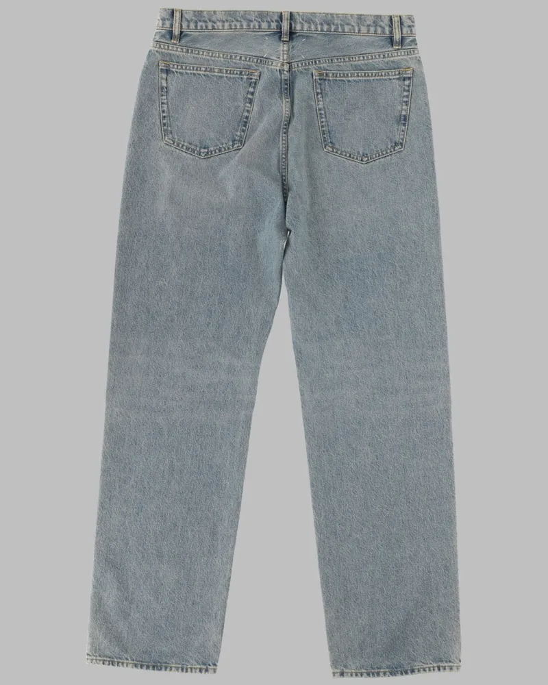 Maison Margiela Taped Seam Straight-Leg Jeans — Blue Blue