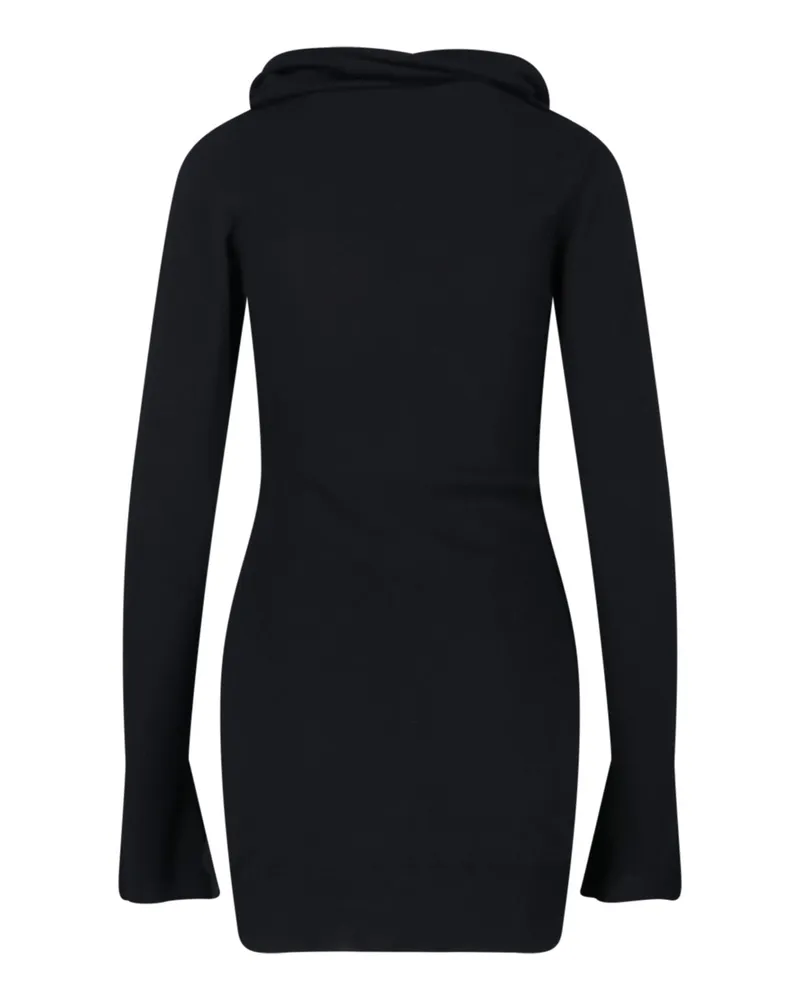 ATTICO Women's Dresses Black Wool Black