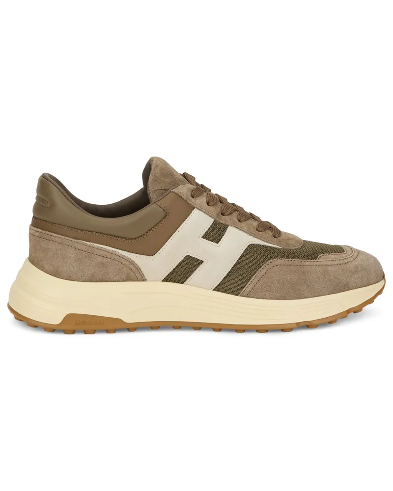 Hogan Men's Trainers High-Sole Beige Polyamide Sneaker Beige