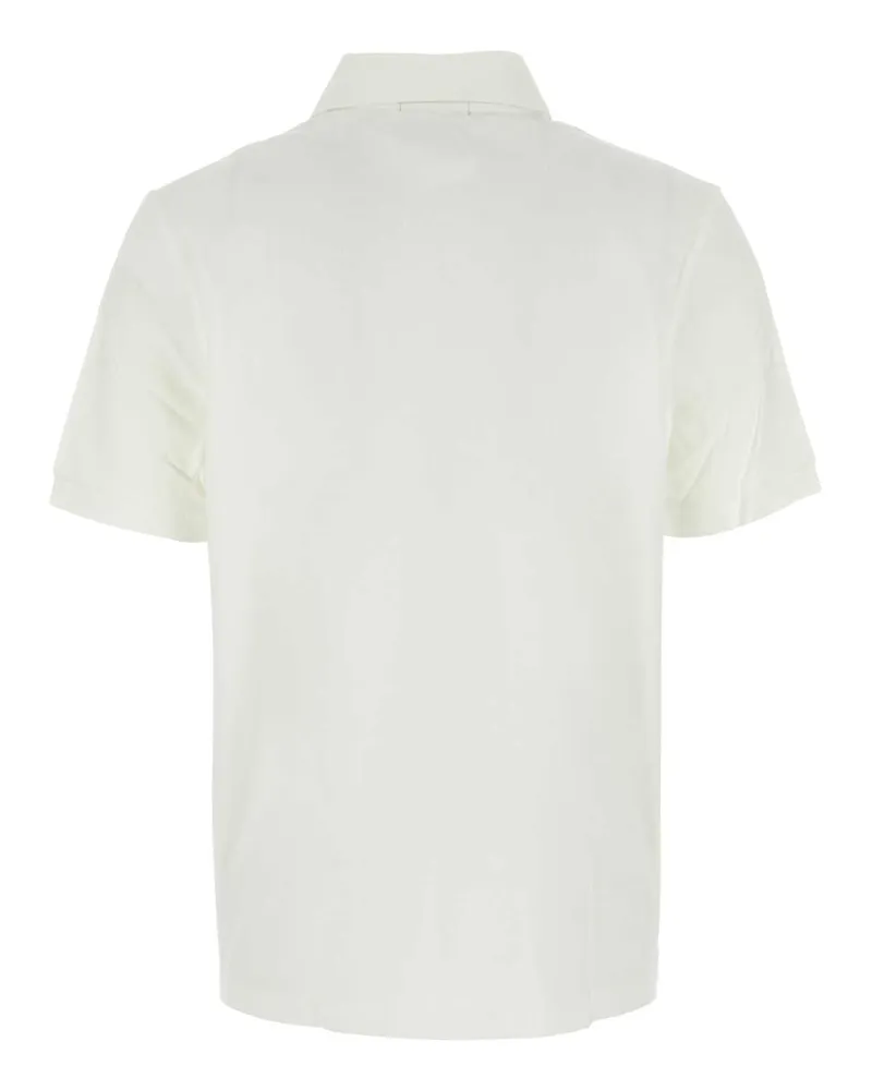 Fred Perry Piquet Cotton Polo Shirt — White White