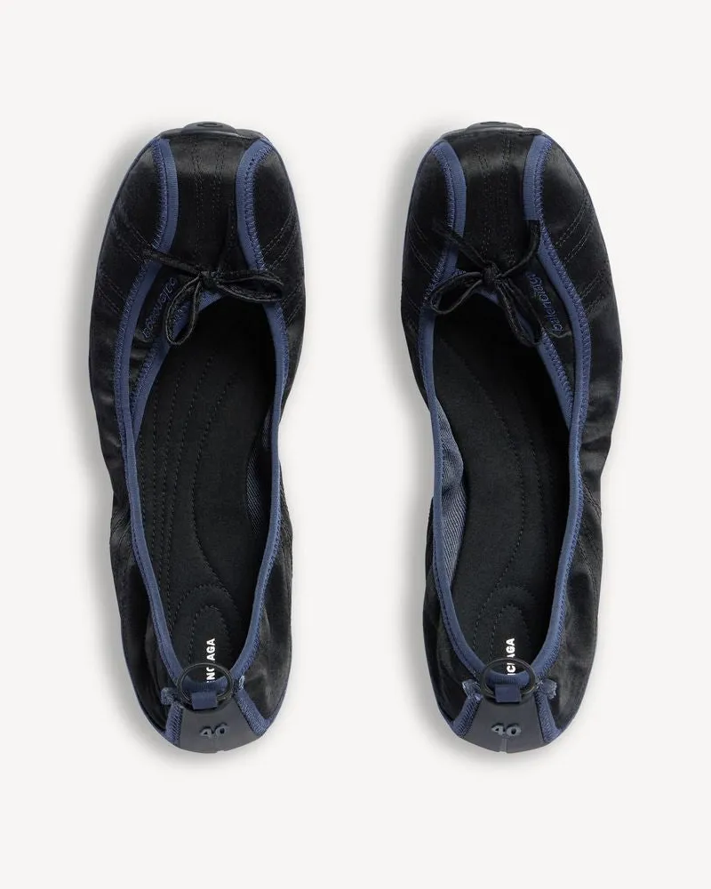 Balenciaga Bal H26 Ballerina Flat — Black Black