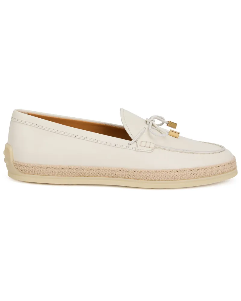 TOD'S Women's Loafer White Calfskin Loafers White