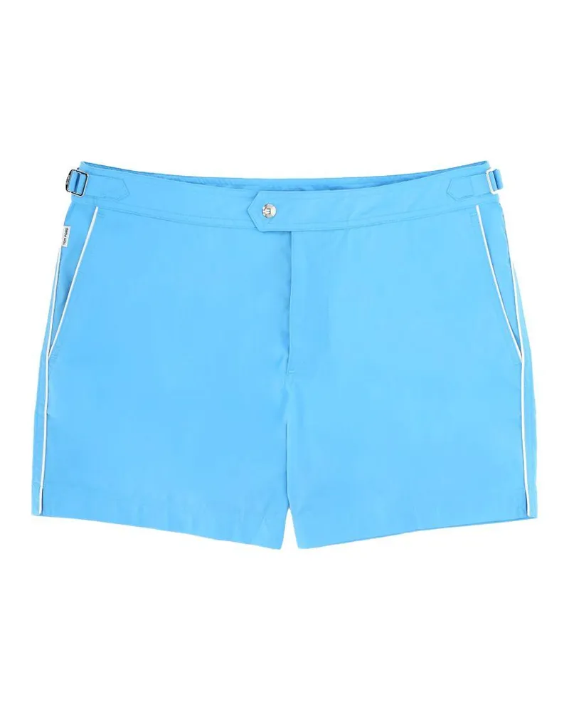 Tom Ford Polyester Swim Swim Shorts — Blue 
