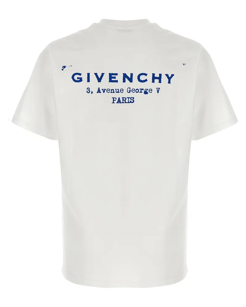 Givenchy Men's White Cotton T-Shirt White