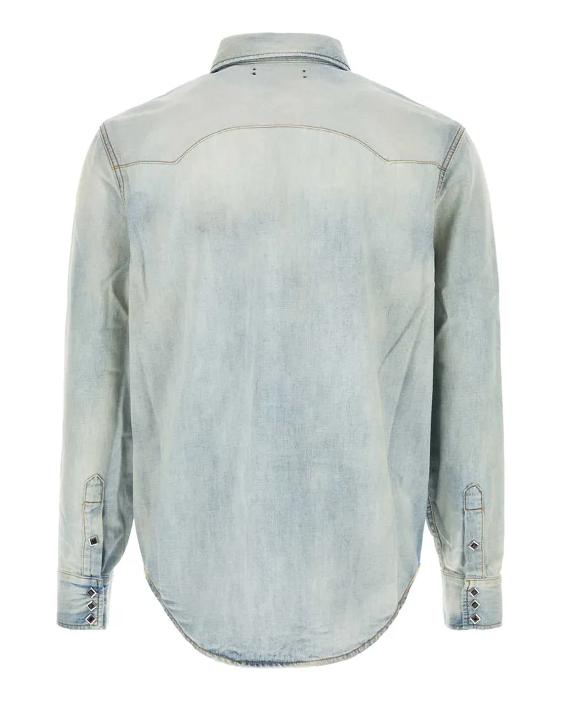 Amiri Western Shirt — Blue Blue