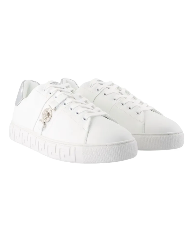 Versace Men's Freebio Hf Sneakers -  Canvas White Others Shoes White