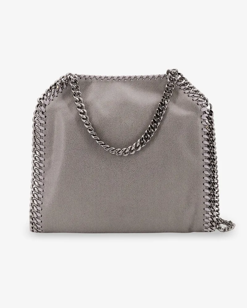 Stella McCartney Women's Crossbody Bag Falabella Shaggy Deer Grey Fabric Shoulder Gray