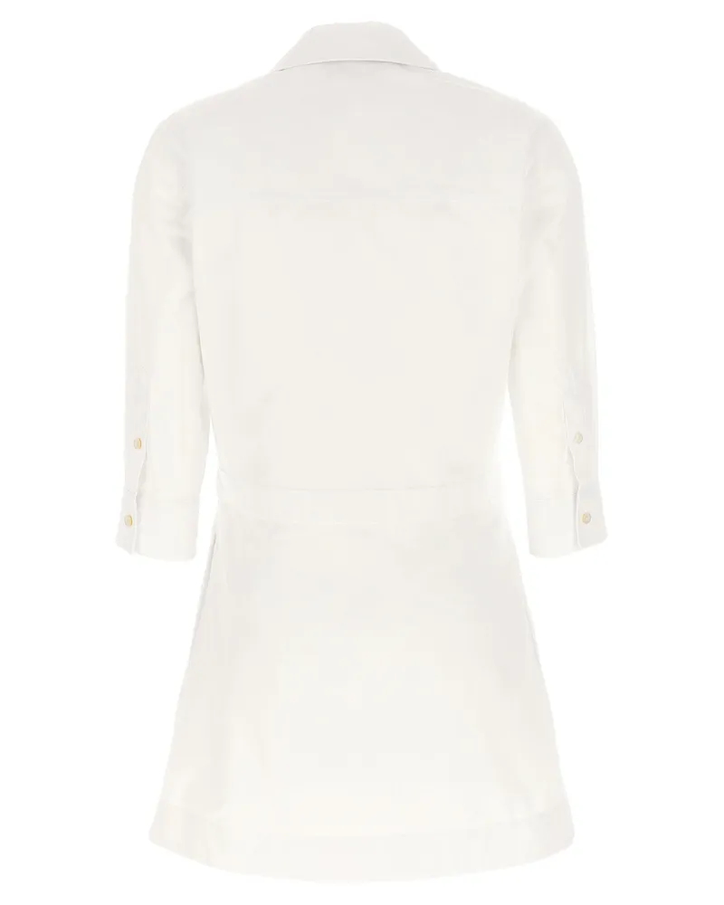 Gucci Morsetto Dress — White White
