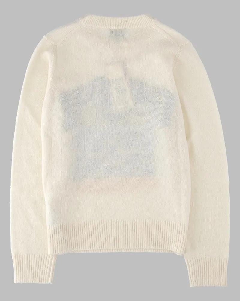 Ganni Teddy Mushroom Sweater — Beige Beige