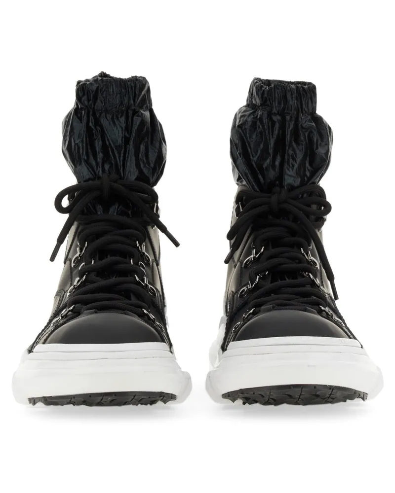 Dolce & Gabbana Lace-Up Boot — Black Black