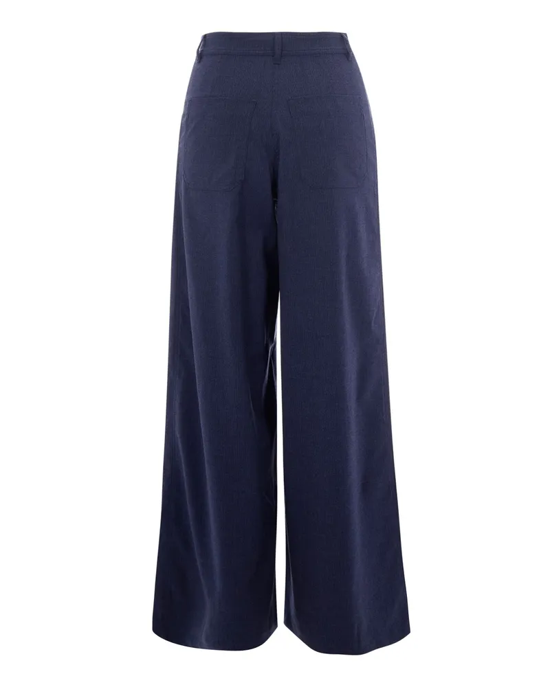 Sessùn Women's Trousers Dasum Blazer Blue Polyester Navy