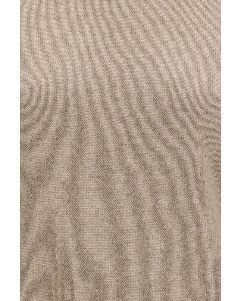 Brunello Cucinelli Cashmere Turtleneck Sweater — Brown Brown