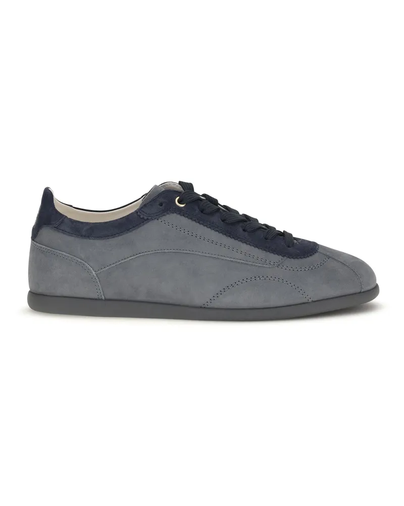 Brunello Cucinelli Nubuck and Suede Sneakers — Gray Gray