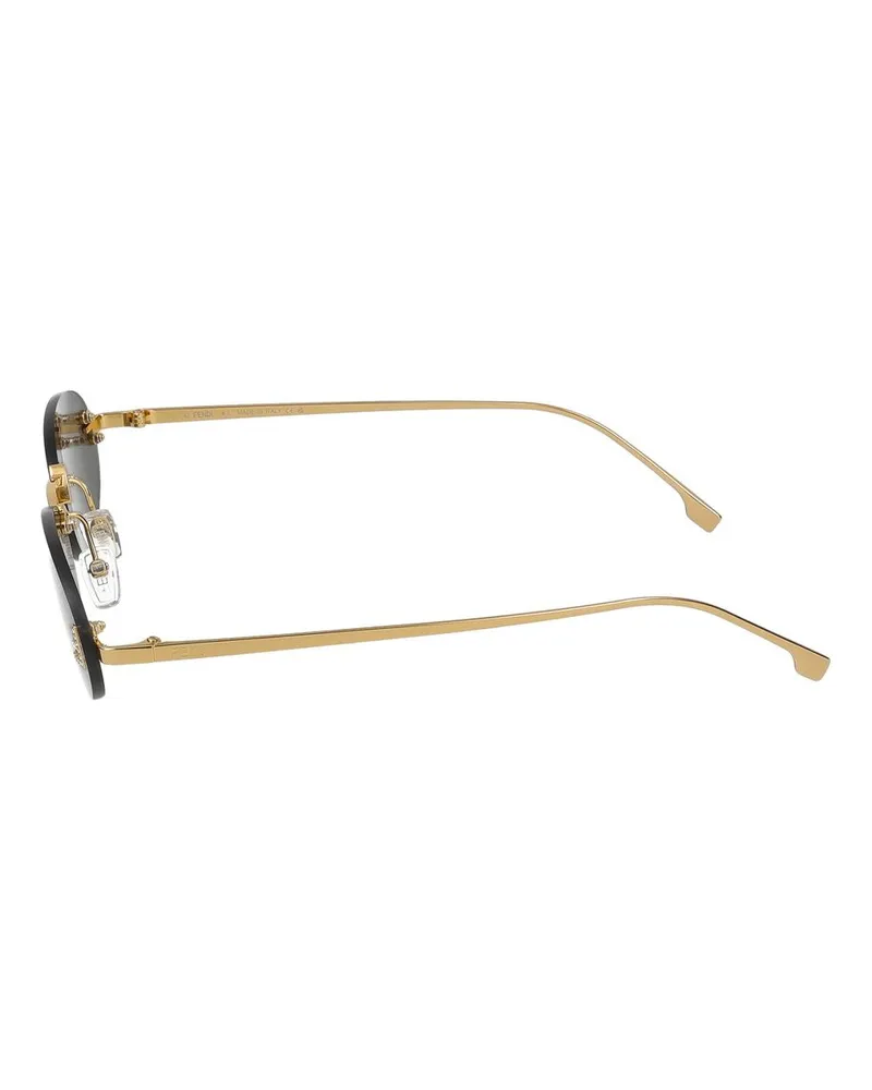 Fendi Unisex Sunglasses Fe4075us 30a 15-135 Standard Gold