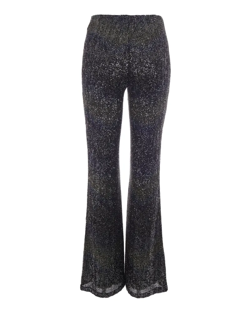 Missoni Sequin-Embellished Flared Trousers — Black Black