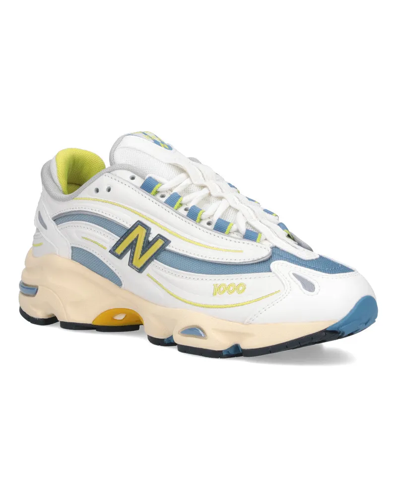New Balance Unisex Sneakers White Leather White