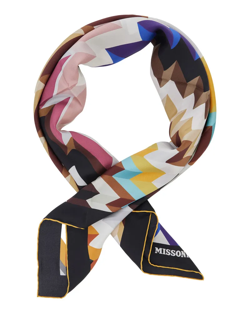 Missoni Women's Silk Scarf Multicolour Scarfs Multicolor