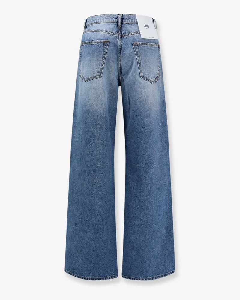 3x1 Women's Jeans Blue Denim Cotton Blue