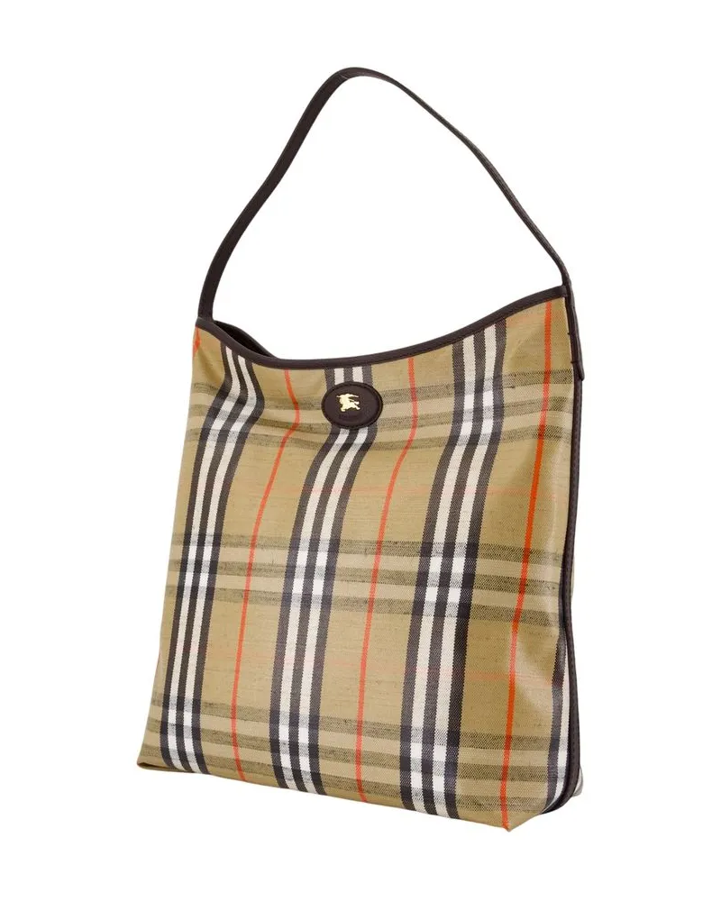 Burberry Women's Ll Highlands Shoulder Bag -  Cotton Beige Shoulder-Hobo-Bags Beige