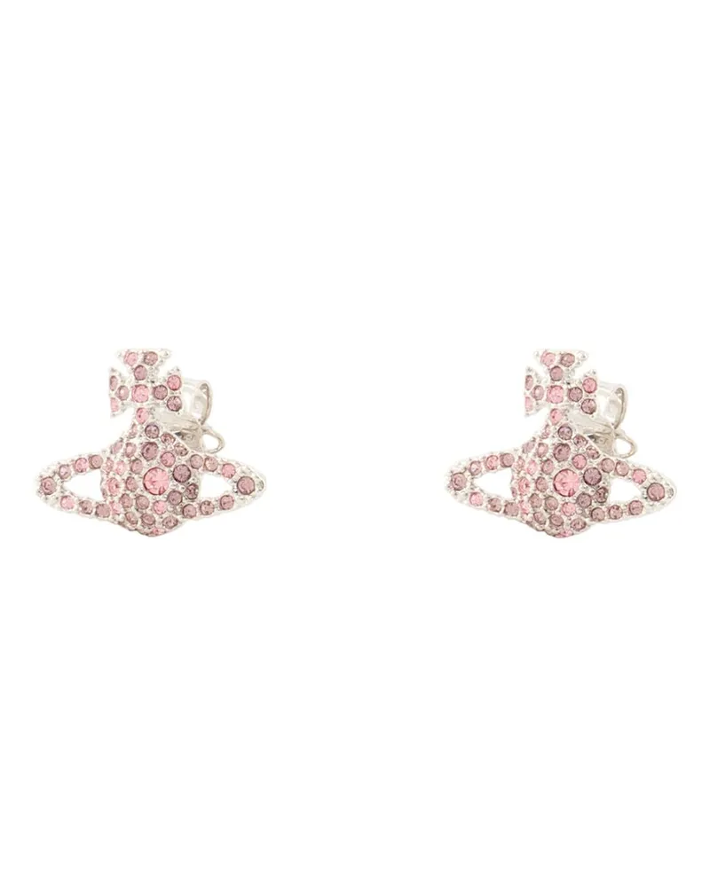 Vivienne Westwood Women's Grace Stud Earrings -  Metal Silver Jewelry-Watches Silver