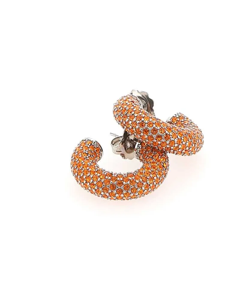 Amina Muaddi Women's Embellished Metal Mini Cameron Earrings Sun Rhinestones Gold