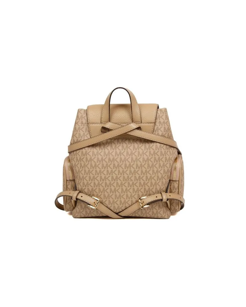 Michael Kors Women's Backpack Camel Polyvinyl Chloride Camel