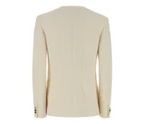 Boucle Blazer — Ivory