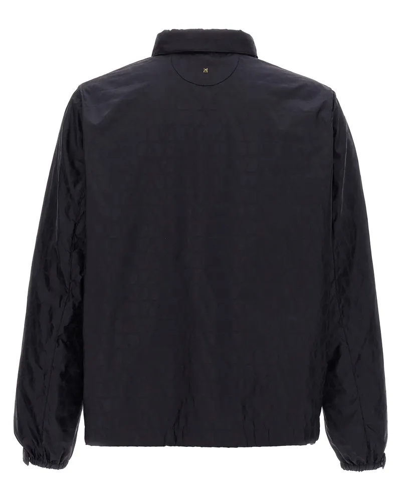 Valentino Garavani Men's Blue Polyamide Shell Jacket Clothing Blue