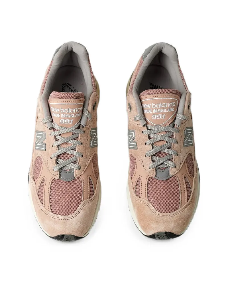 New Balance Mahogany Pink Suede Sneaker — Pink Pink