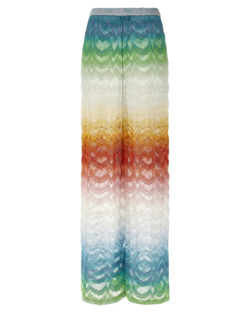 Missoni Women's Multicolor Viscose Flared Pants Multicolor