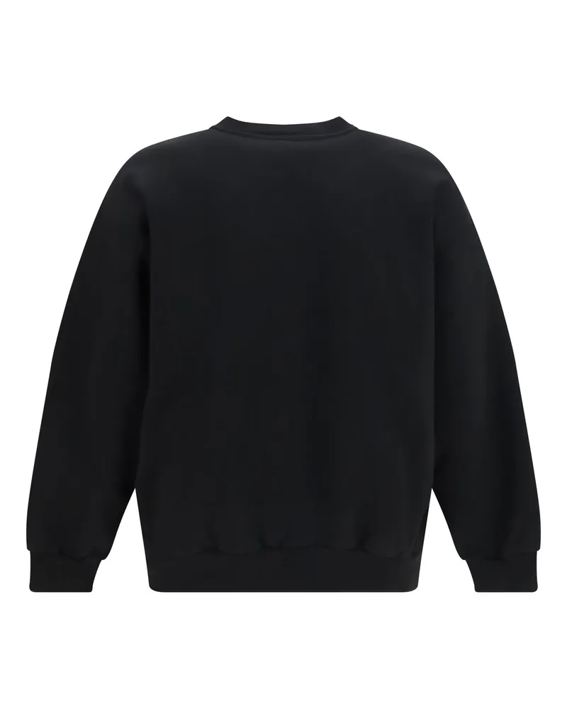 Balenciaga Men's Sweatshirt Cotton Black Knitwear Sweater Black