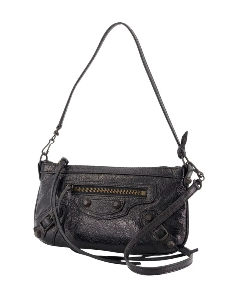 Balenciaga Le City Shoulder Bag — Black Black