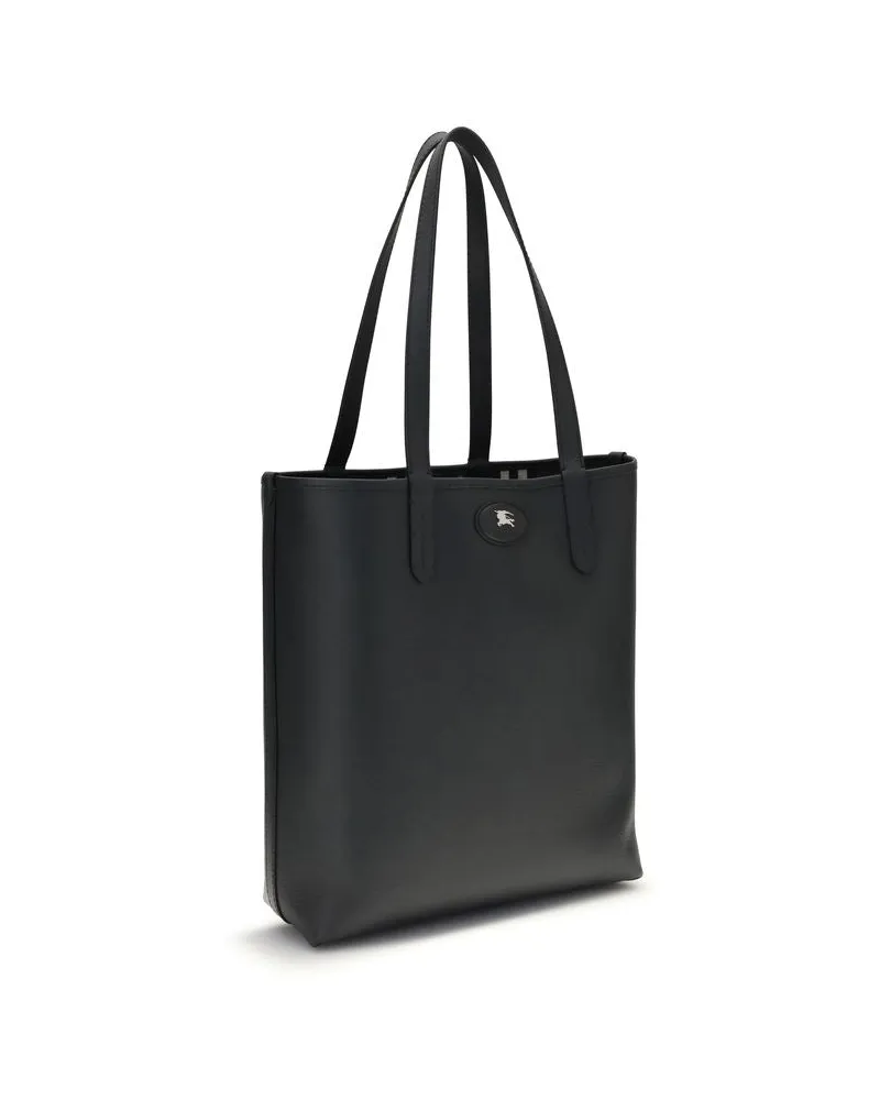 Burberry Men's Black Calf Leather Bos Taurus Shoulder Bag Black