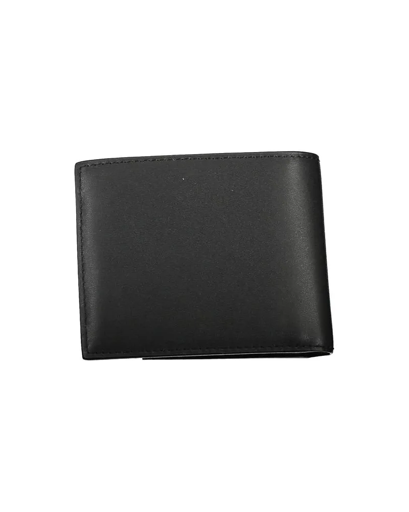 Calvin Klein Polyurethane RFID-Blocking Wallet — Black Black