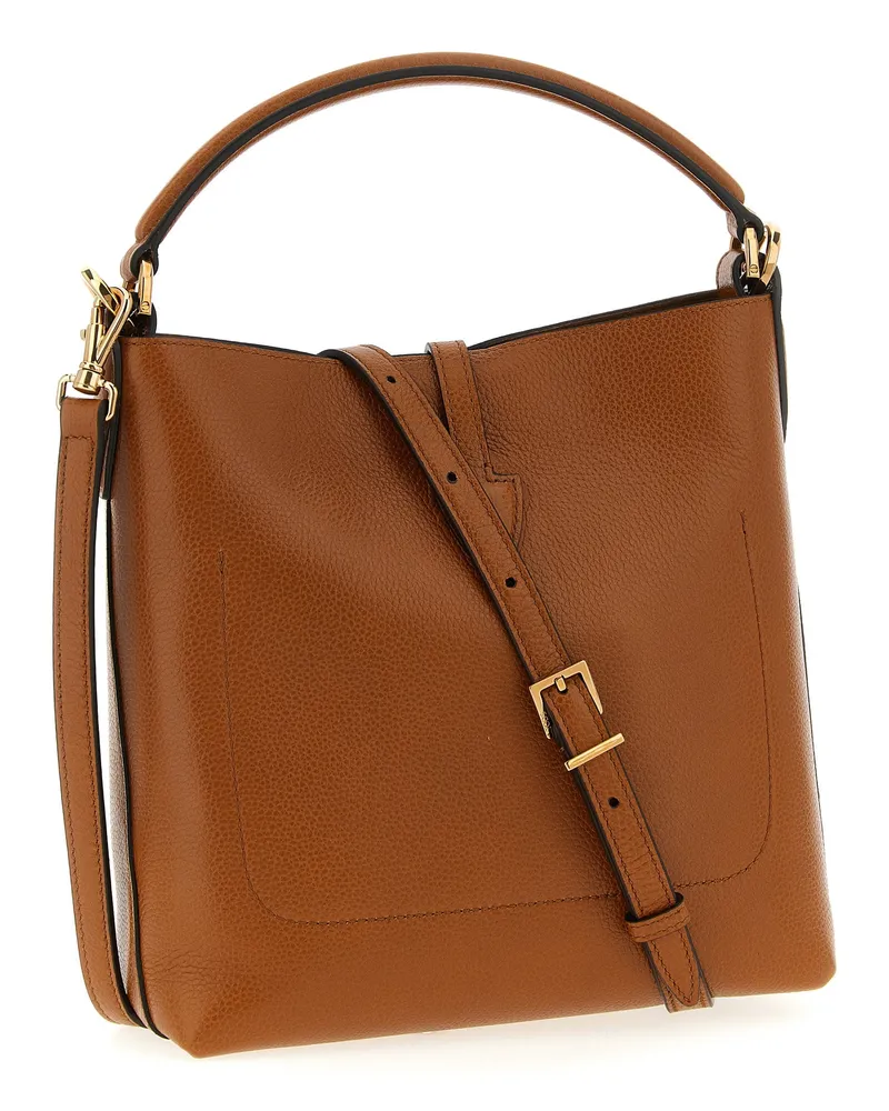 TOD'S T Timeless Mini Bag — Caramel Caramel