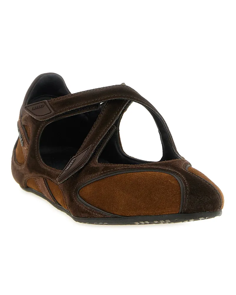 ATTICO Floor 01 Ballet Flat — Brown Brown