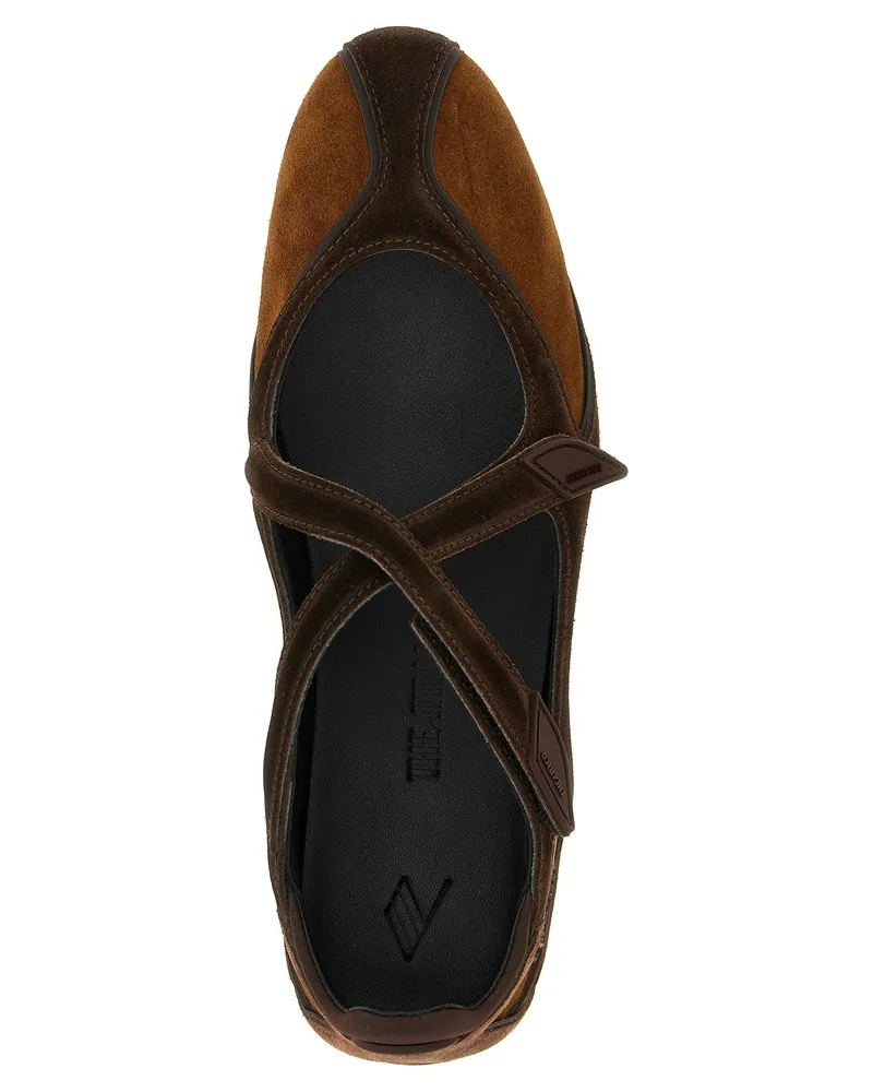 ATTICO Floor 01 Ballet Flat — Brown Brown