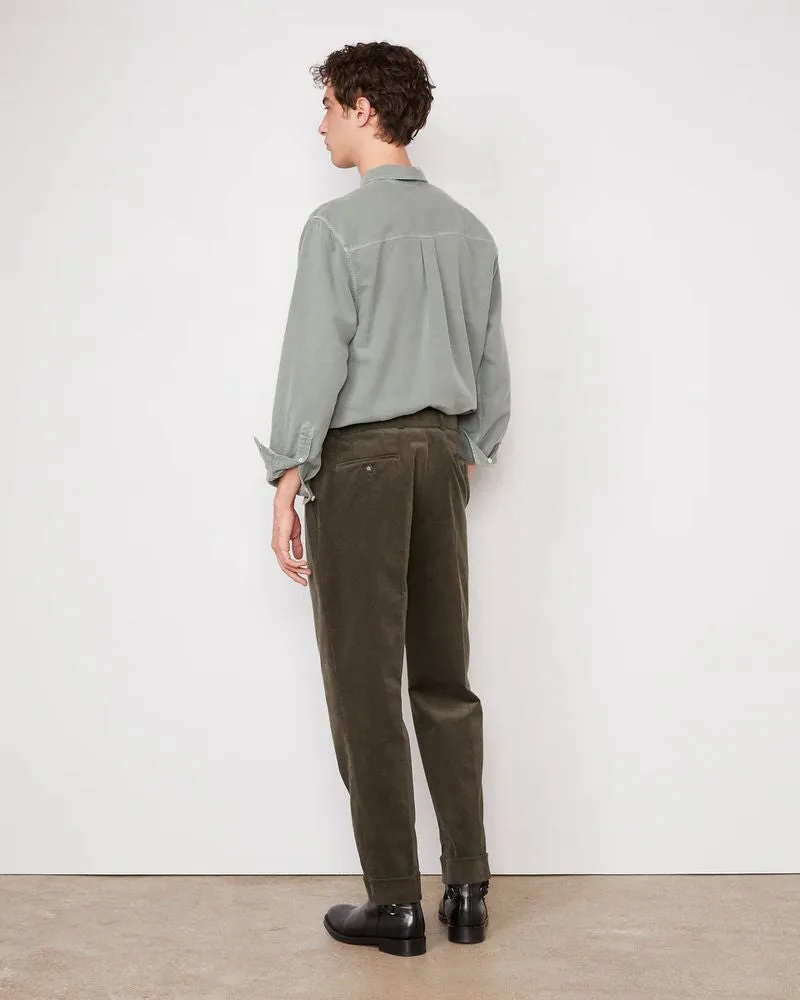 Officine Generale Olive Trousers — Olive Olive