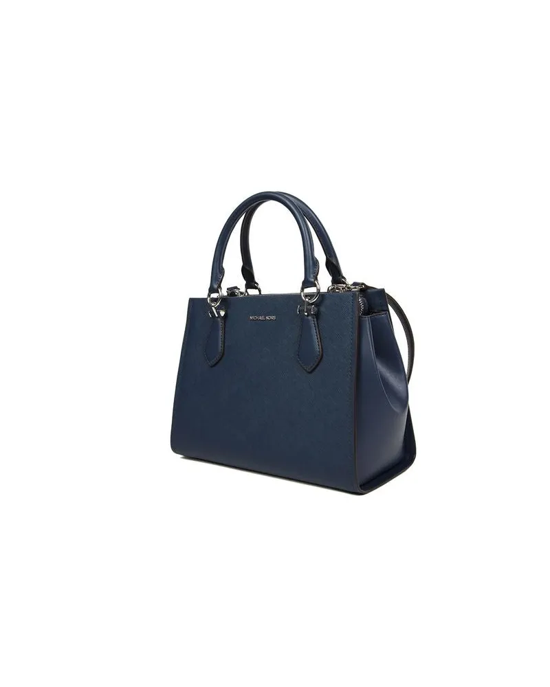 Michael Kors Women's Satchel Navy Leather Satchel-bags Navy