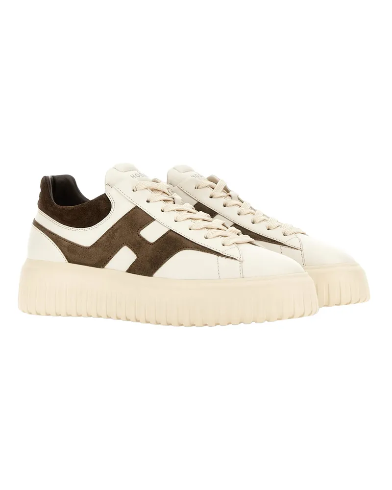 Hogan H-Stripes Sneaker — White White