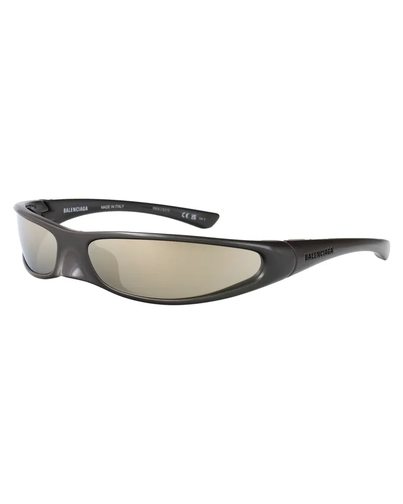Balenciaga Unisex Sunglasses Bb0383s Grey-Grey-White Acetate Grey/grey/white Gray