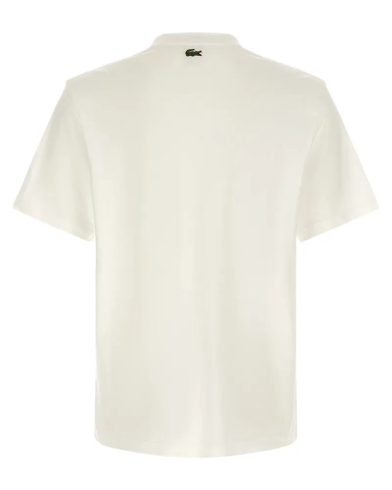 Lacoste Logo-Print Cotton T-Shirt — White White