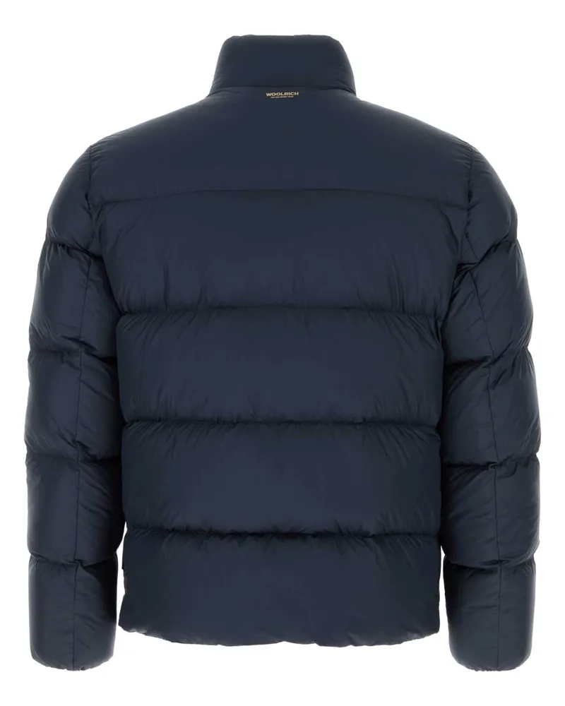 Woolrich Unisex Navy Blue Polyester Down Jacket Melblu Piumini Navy